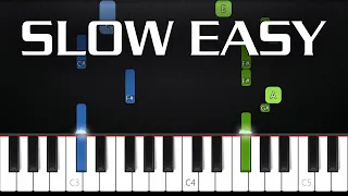 Ievan Polkka | SLOW EASY Piano Tutorial + SHEET MUSIC by Asllen