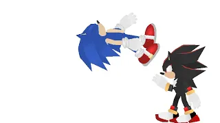 shadow VS Sonic batalla epica