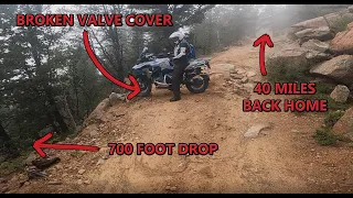 Bad Day on the Mountain: R1250GS Crashes on the Mount Rosa Loop