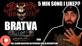 Metal Vocalist Reacts to SLAUGHTER TO PREVAIL - BRATVA