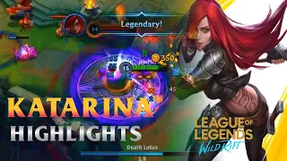 WILD RIFT - KATARINA HIGHLIGHTS GAMEPLAY