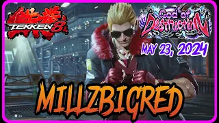 Tekken 8 ▰ (MillzBigRed) STEVE FOX Tekken 8 God DESTRUCTION Ranked Matches MAY 23, 2024 replays