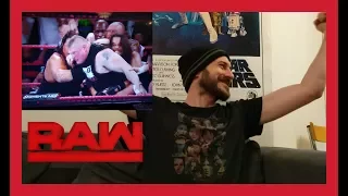 REACTION: BROCK LESNAR & SAMOA JOE BRAWL!!! (WWE RAW 12th June 2017)