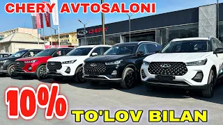 CHERRY AVTOSALONIDAN YANGI NARXLAR 10% TO'LOV BILAN