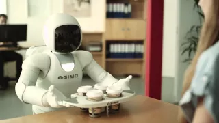 Honda All New ASIMO Drink Delivery