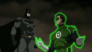 Green Lantern Fails To Help Batman - Justice League : Throne Of Atlantis