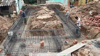 Techniques Construction Solid Reinforced Concrete Foundations For Your House - Building Step By Step