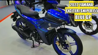 2022 All New Yamaha SNIPER / EXCITER 155 Latest Blue GP First Look Walkaround