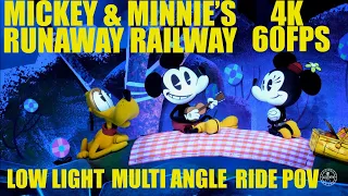 Mickey & Minnie's Runaway Railway COMPLETE RIDE EXPERIENCE Hollywood Studios Walt Disney World 2020