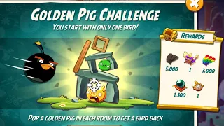 Angry birds 2 the golden pig challenge 2 dec 2023 with bomb #ab2 the golden pig challenge today