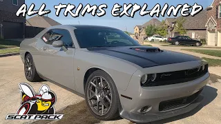 Charger and Challenger 392/Scatpack trims explained.. Just how many are there?