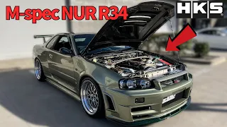 Insane HKS Built M-Spec Nur R34 GT-R 🤯