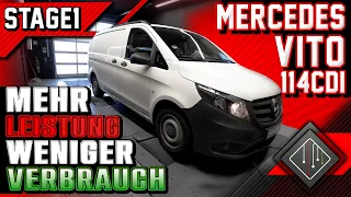 Mercedes Benz Vito 114 CDI | Stage 1 | 136 PS ➔ 182 PS | mcchip-dkr