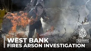 Occupied West Bank fires: Police investigating suspected arson attack