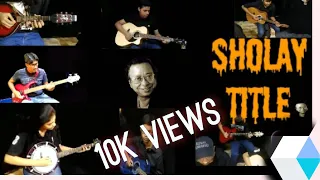 Sholay Title- Guitar cover-Siddhartha Show