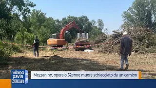 Incidente sul lavoro a Mezzanino, operaio 62enne muore schiacciato da un camion