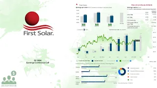 $FSLR First Solar Q1 2024 Earnings Conference Call