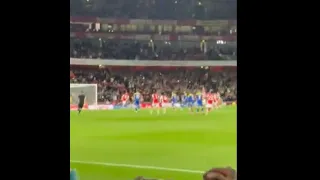 ARSENAL 1 - 0 WIMBLEDON | LACAZETTE PUT ARSENAL IN FRONT THROUGH A PENALTY  | HALF TIME