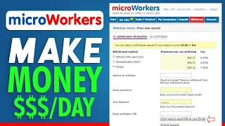 How To Earn Money With Microworkers | Easy Tutorial (2024)