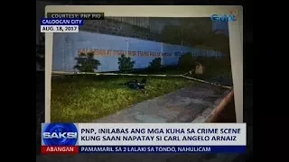 PNP, inilabas ang mga kuha sa crime scene kung saan napatay si Carl Angelo Arnaiz