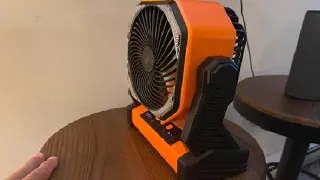 20000mAh Rechargeable Battery Powered Fan Review, What you expect with the kind of quality you don't