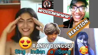 Suara nya Merdu Banget!! Nyanyi Lagu India Di Depan Cewek India