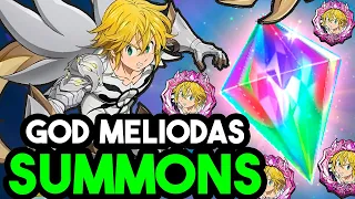 SUMMONS ATRÁS DO MELIODAS FORMA FINAL! NOVA ANIMAÇÃO! - The Seven Deadly Sins Grand Cross