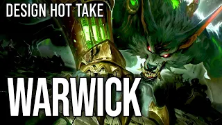 Warwick is a good spin on a werewolf || design hot take #shorts