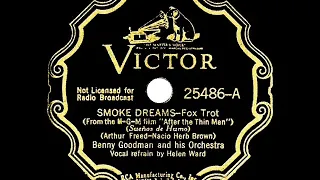 1936 Benny Goodman - Smoke Dreams (Helen Ward, vocal)