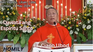 Fr. Ciano Ubod Homily - Dawata ang Espritu Santo aron Kita Mabag.o, Malipayon ug Mabalaan