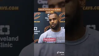 Lebron Reveals How To Stop S.Curry!!!💀😂