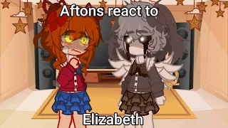 Past Afton's react to Elizabeth || part 3 || GC fnaf || Fandom Glitch