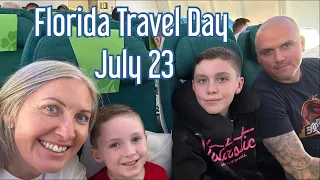 Florida July 2023 Travel Day | MAN-MCO Aer Lingus | Cabana Bay Hotel