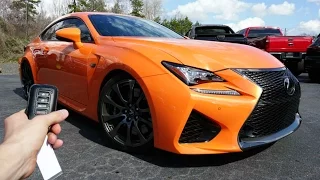 2015 Lexus RC-F: Start Up, Exhaust, Walkaround and Review