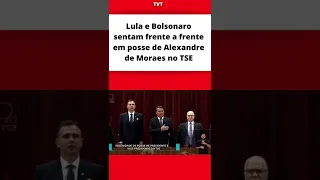 Lula e Bolsonaro sentam frente a frente em posse de Alexandre de Moraes no TSE