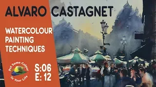 Alvaro Castagnet watercolour painting techniques and tutorial I Colour In Your Life