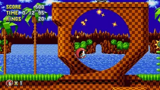 Sonic Mania Plus (PC)- Green Hill 1 Mighty in 32"10 (Speed Run)