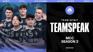 TEAM SPIRIT: MCC SEASON 3 TEAMSPEAK