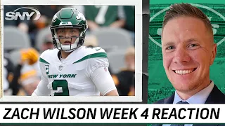 SNY NFL Insider on Zach Wilson's clutch performance in win over Steelers | Connor Hughes | SNY