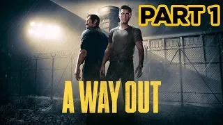 A Way Out Gameplay Part 1 ps4 pro 1080 hd
