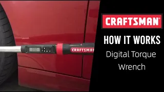 Craftsman Digital Torque Wrench | 3/8 and 1/2 | How They Work