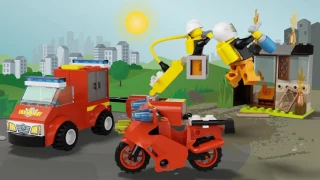 Конструктор Lego Juniors Чемоданчик Пожарная команда