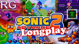 Sonic Advance 2 - Game Boy Advance - Intro, Playthrough and True Ending with Extras [720p 60fps]