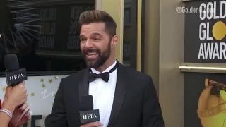 Ricky Martin Red Carpet Interview - Golden Globes 2019