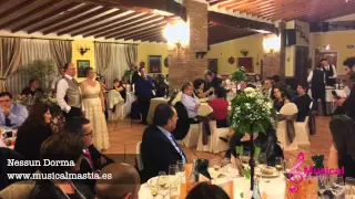 Nessun dorma Puccini  SORPRESA A LA NOVIA BODAS MURCIA