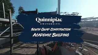 Quinnipiac University Drone Tour of New Academic Building Construction- September 2023