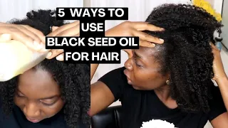 5 Ways To Use Black Seed Oil for Hair Loss, Hair Growth, Hair Health