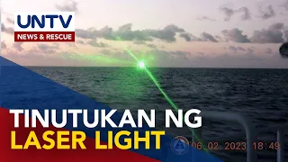Barko ng PCG sa Ayungin Shoal, tinutukan ng military-grade laser light ng Chinese Coast Guard