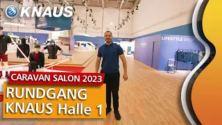 Ultimativer Knaus Messe-Rundgang in Halle 1 Caravan Salon 2023