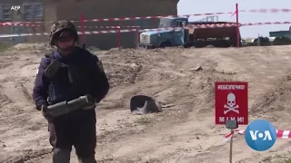 Crews at Work Ridding Ukraine of Landmines, Other Explosives